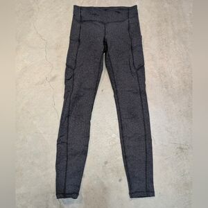 Lululemon Speed Up Tights Women's 6 Gray Stretch
